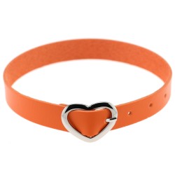 heart button collar