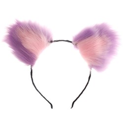 fancy headband with feather ear 2